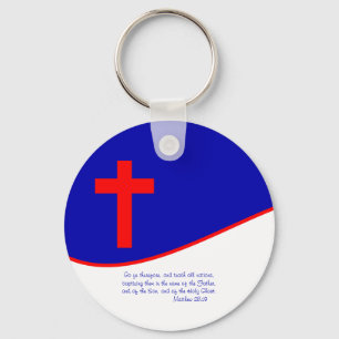Christliches Flag Inspiriert Schlüsselanhänger