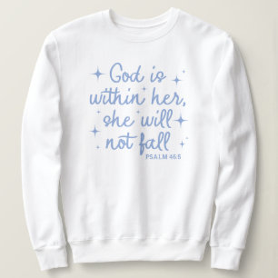 Christliches Frauen-Glaubens-Bibel-Zitat Sweatshir Sweatshirt