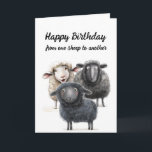 Christliches Gebet für Friend Geburtstag Schafe Sp Feiertagskarte<br><div class="desc">Christliches Gebet für die Freundin Geburtstag und lustiges Schaf</div>