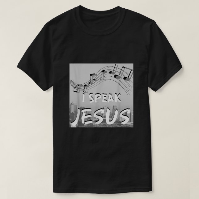 Christliches Gebet Song I SPEAK JESUS für Worship  T-Shirt (Design vorne)