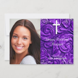 Christliches Geburtstagsfeier Foto ich kann alles Einladung