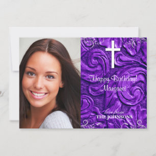 Christliches Geburtstagsfeier Foto ich kann alles  Einladung