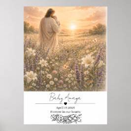 Christliches Gedenken an Schwangerschaftsverlust,  Poster