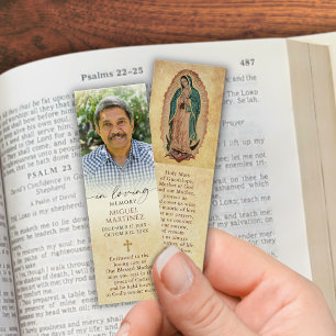 Christliches Gedenkfoto Guadalupe Gebet Lesezeiche