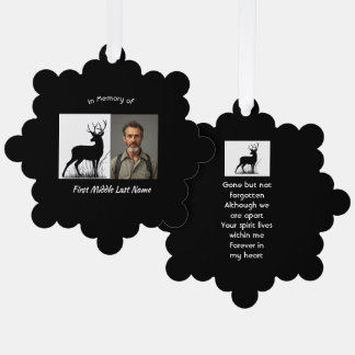 Christliches Gedenkhirsch Hirsch Outdoor-Mann Ornament Karte