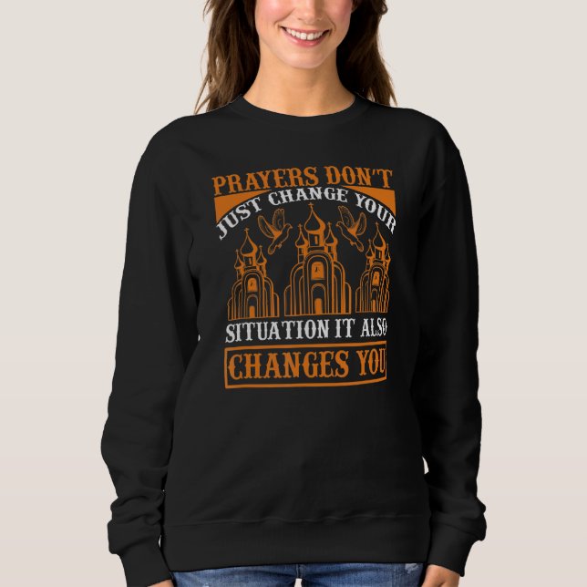 Christliches Gemeindeteam Jesus 13 Sweatshirt (Vorderseite)