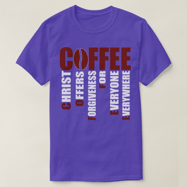 Christliches Geschenk Christus bietet Verzeihung f T-Shirt (Design vorne)