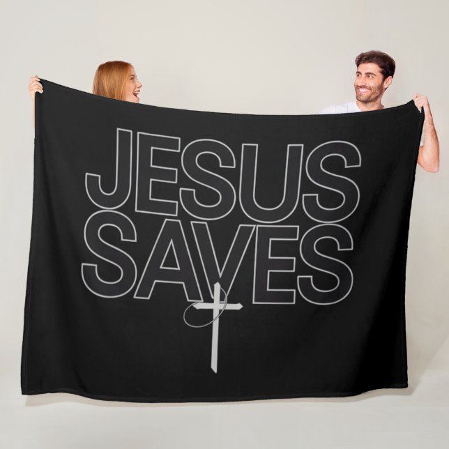 Christliches Geschenk Jesus Faith Bible Verse Fleecedecke (Beispiel)