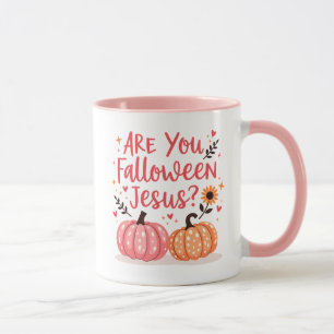 Christliches Halloween bist du Falloween Jesus Tasse
