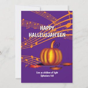 Christliches Halloween Feiertagskarte