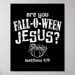 Christliches Halloween-Fest Poster