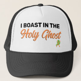 Christliches Halloween I BOAST IN THE HOLY GHOST Truckerkappe