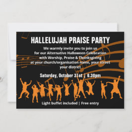 Christliches Halloween-PRAISE-PARTY Einladung