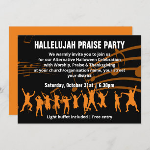 Christliches Halloween-PRAISE-PARTY Einladung