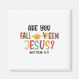 Christliches HerbstHalloween bist du zwischen Jesu Magnet