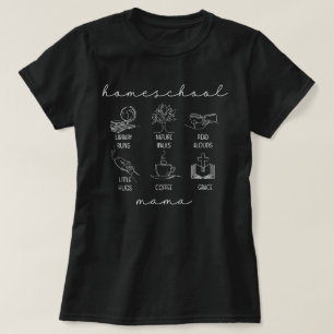 Christliches Homeschool Mama Shirt, Homeschool Mam T-Shirt