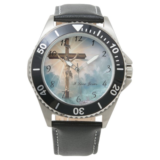 Christliches Jesus-Gebet Armbanduhr (Vorderseite)
