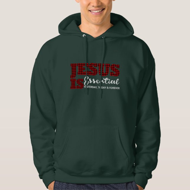 Christliches Jesus ist essenziell Niedlichen Karie Hoodie (Vorderseite)