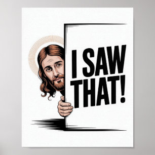 Christliches Jesus-Meme Humorvoller Jesus, ich h Poster