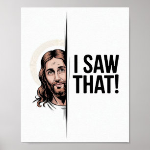 Christliches Jesus-Meme Humorvoller Jesus, ich h Poster