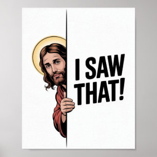 Christliches Jesus-Meme Humorvoller Jesus, ich h Poster