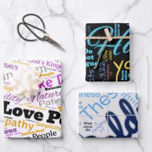 Christliches JW LPMD Geschenkpapier Set 01