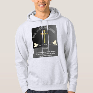 Christliches Kapuzen-Sweatshirt – Johannes 14,6 Bi Hoodie