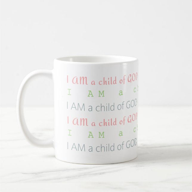 Christliches KIND GOTTER Tasse (Links)