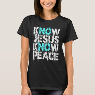 Christliches Kleidungsstück - Jesus kennen den Fri T-Shirt