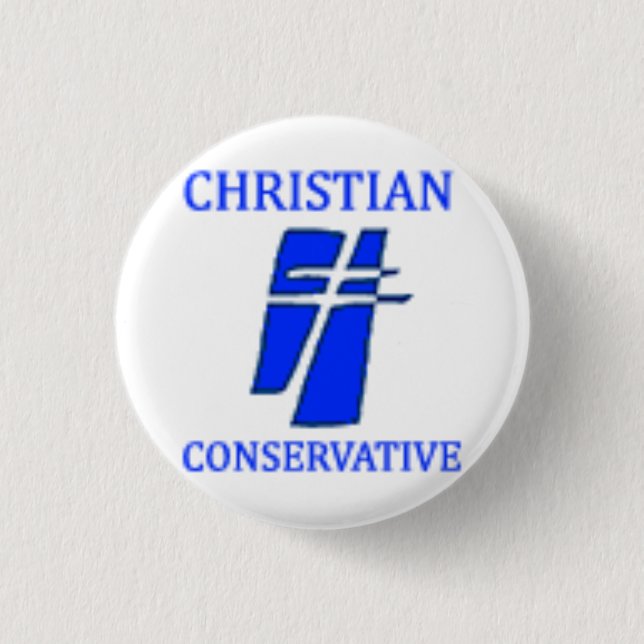 Christliches konservatives Party Button (Vorderseite)