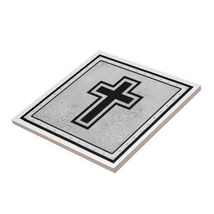 Christliches Kreuz 2 Fliese
