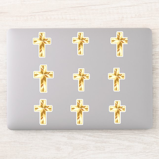 Christliches Kreuz Aufkleber (Computer)