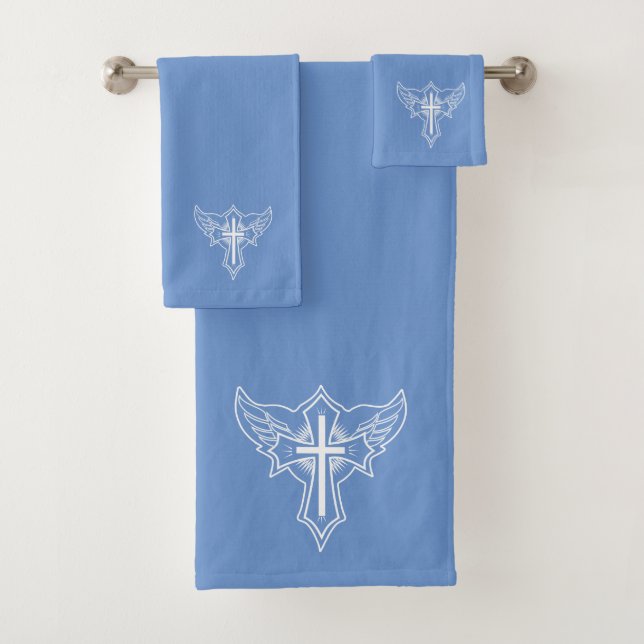 Christliches Kreuz Badhandtuch Set (Insitu)