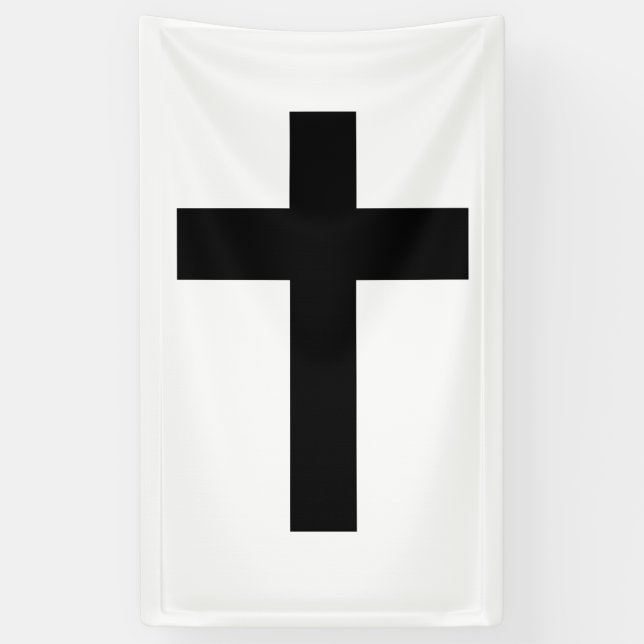 Christliches Kreuz Banner (Vertikal)
