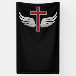 Christliches Kreuz Banner