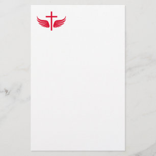 Christliches Kreuz Briefpapier