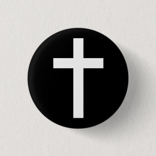 "CHRISTLICHES KREUZ " BUTTON