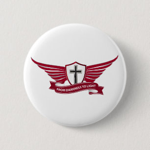 Christliches Kreuz Button
