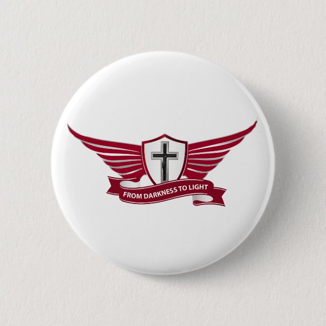 Christliches Kreuz Button (Vorderseite)