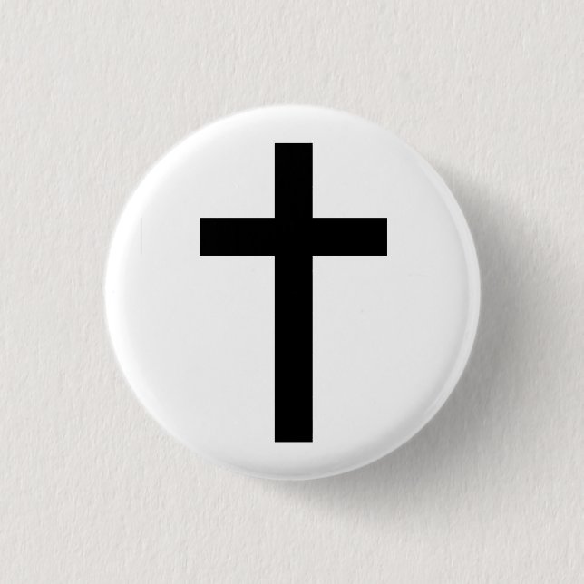 "CHRISTLICHES KREUZ " BUTTON (Vorderseite)