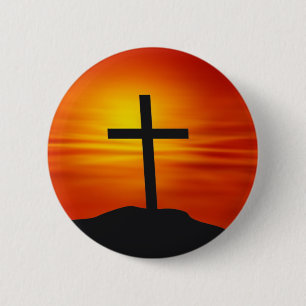 CHRISTLICHES KREUZ BUTTON