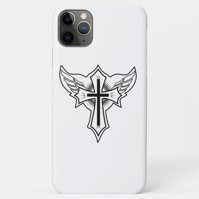 Christliches Kreuz Case-Mate iPhone Hülle (Rückseite)
