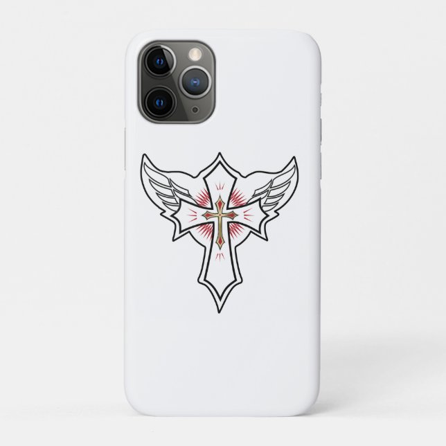 Christliches Kreuz Case-Mate iPhone Hülle (Rückseite)