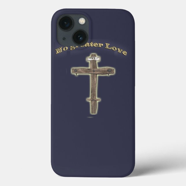 Christliches Kreuz Case-Mate iPhone Hülle (Rückseite)