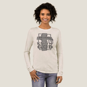 Christliches Kreuz Christi in Steingrau T-Shirt Tri-Blend Shirt