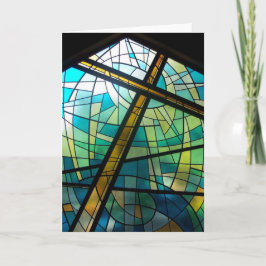 Christliches Kreuz der Jesuskirchenkarte Karte