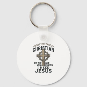 Christliches Kreuz Dornenkrone Vintage-Glaubens-Sh Schlüsselanhänger
