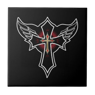 Christliches Kreuz Fliese