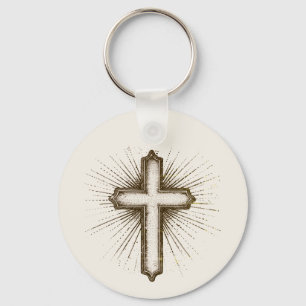 Christliches Kreuz Gebet zum Schutz des Glaubens Schlüsselanhänger