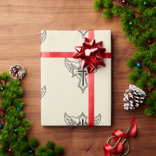 Christliches Kreuz Geschenkpapier